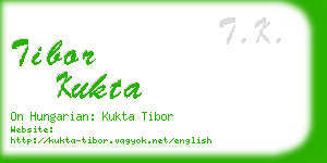 tibor kukta business card